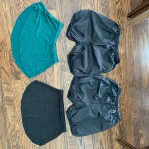 Dance shorts and skirts!